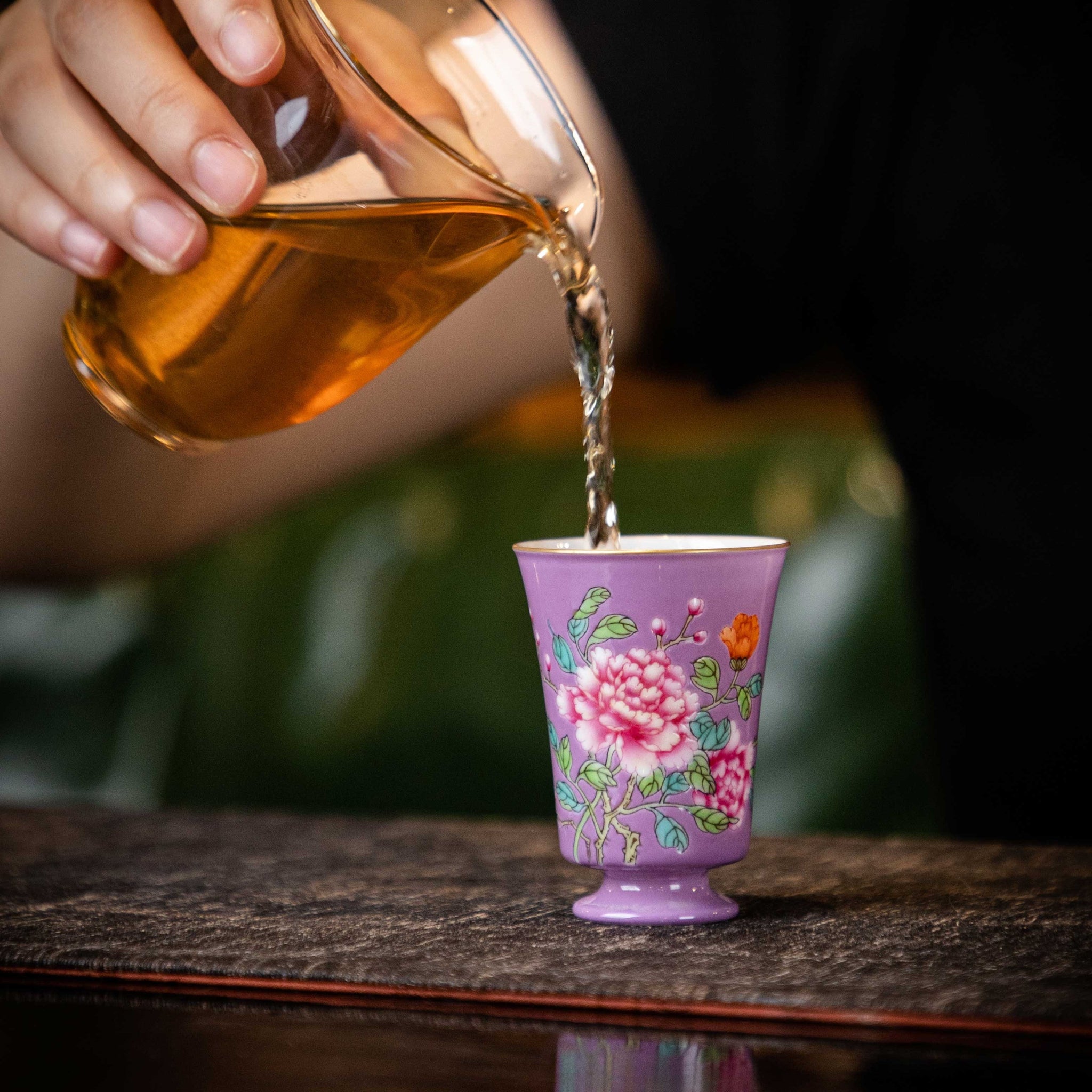 Mu Dan 50cc - Jing De Zhen Porcelain Teacup zycschina