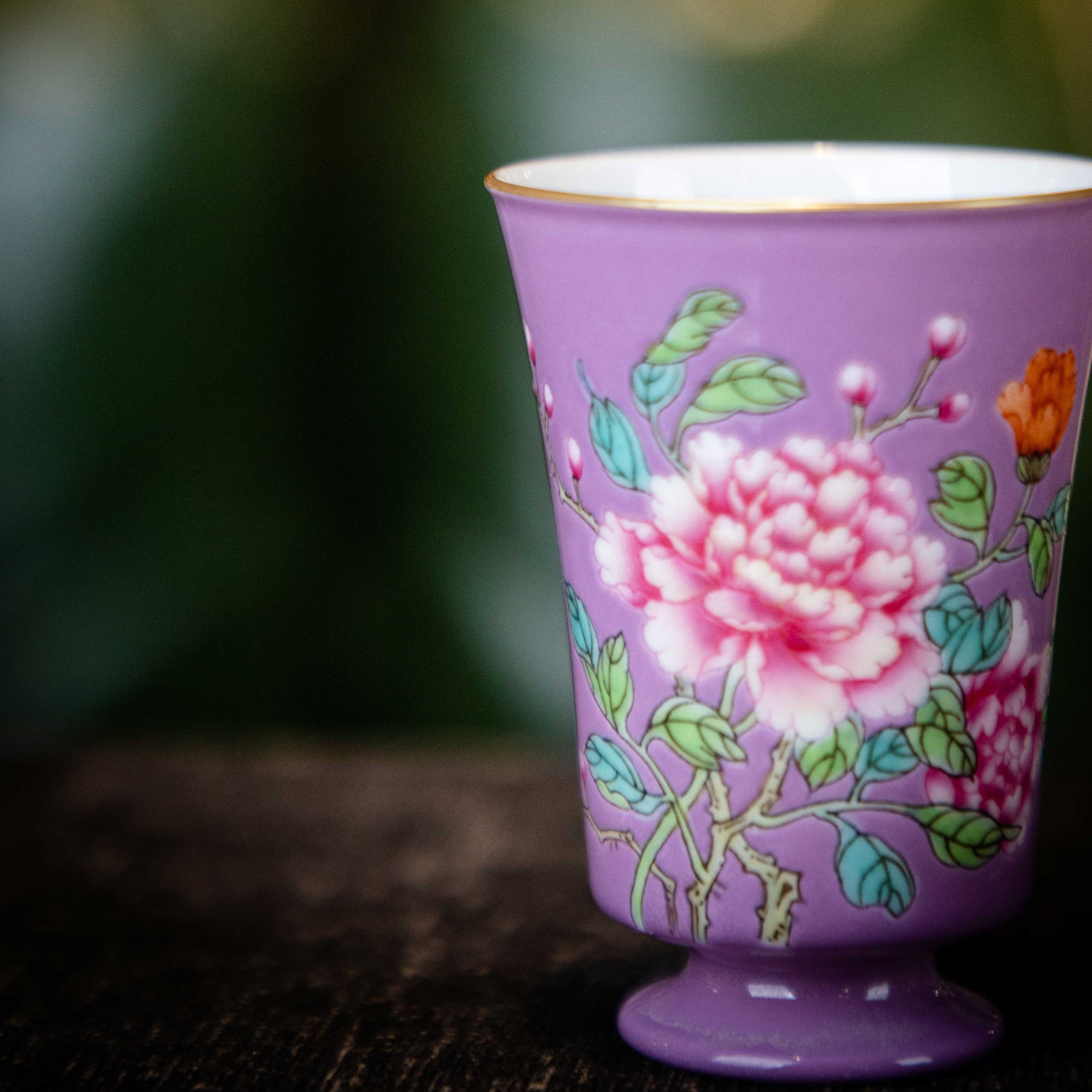 Mu Dan 50cc - Jing De Zhen Porcelain Teacup zycschina