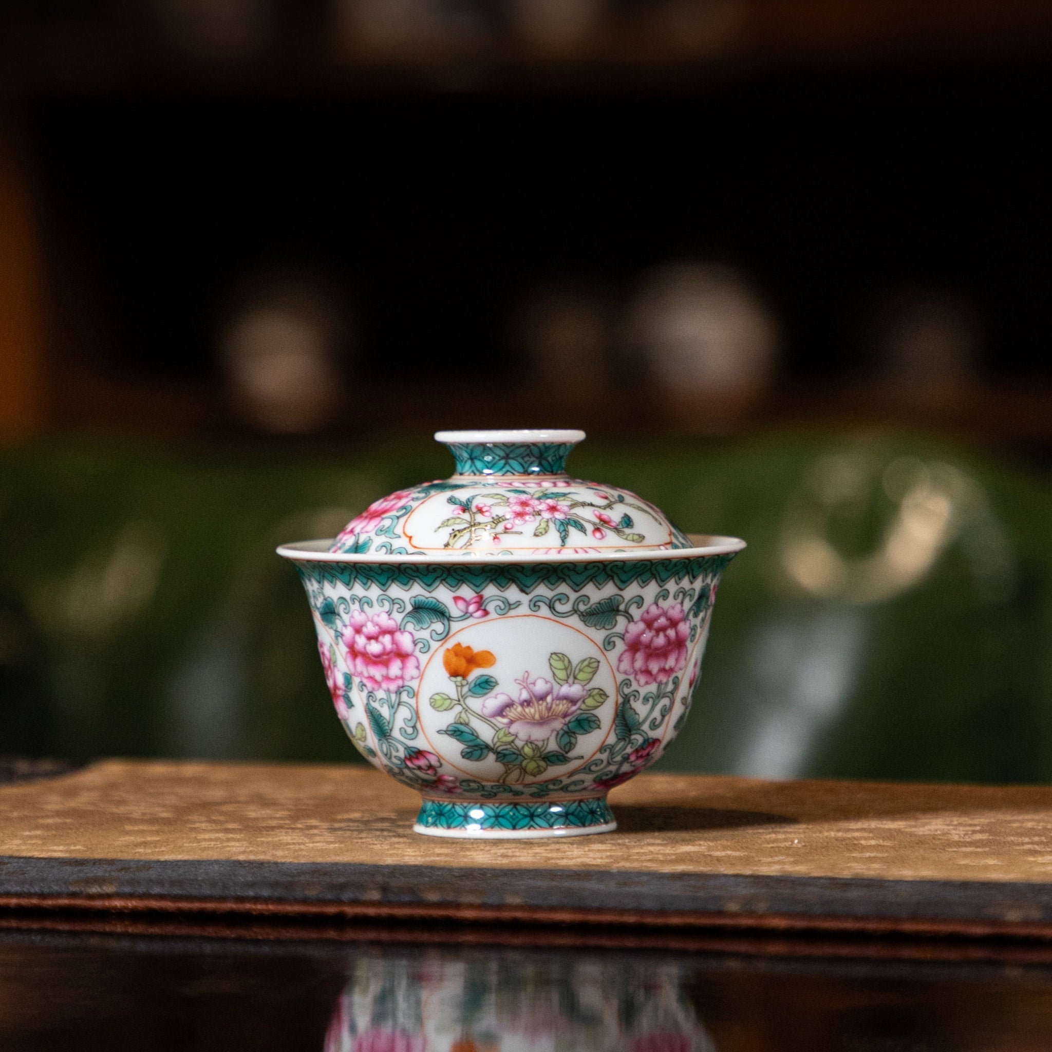 Hua Hui 90cc - Jing De Zhen Porcelain Gaiwan zycschina
