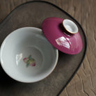 Hu Die/ Yu Tao 100cc - Jing De Zhen Porcelain Gaiwan zycschina