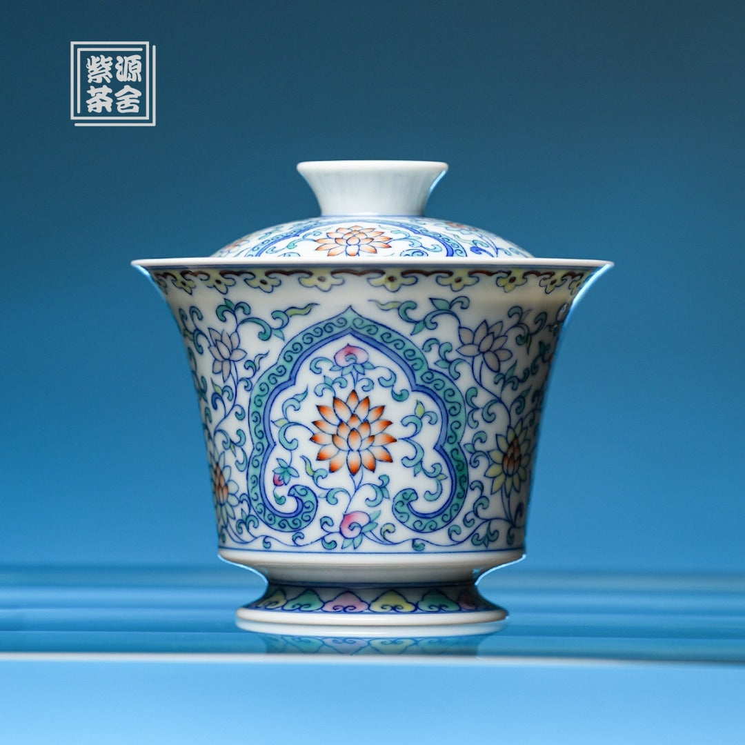Chan Zhi Ru Yi 160cc - Jing De Zhen Porcelain Gaiwan zycschina