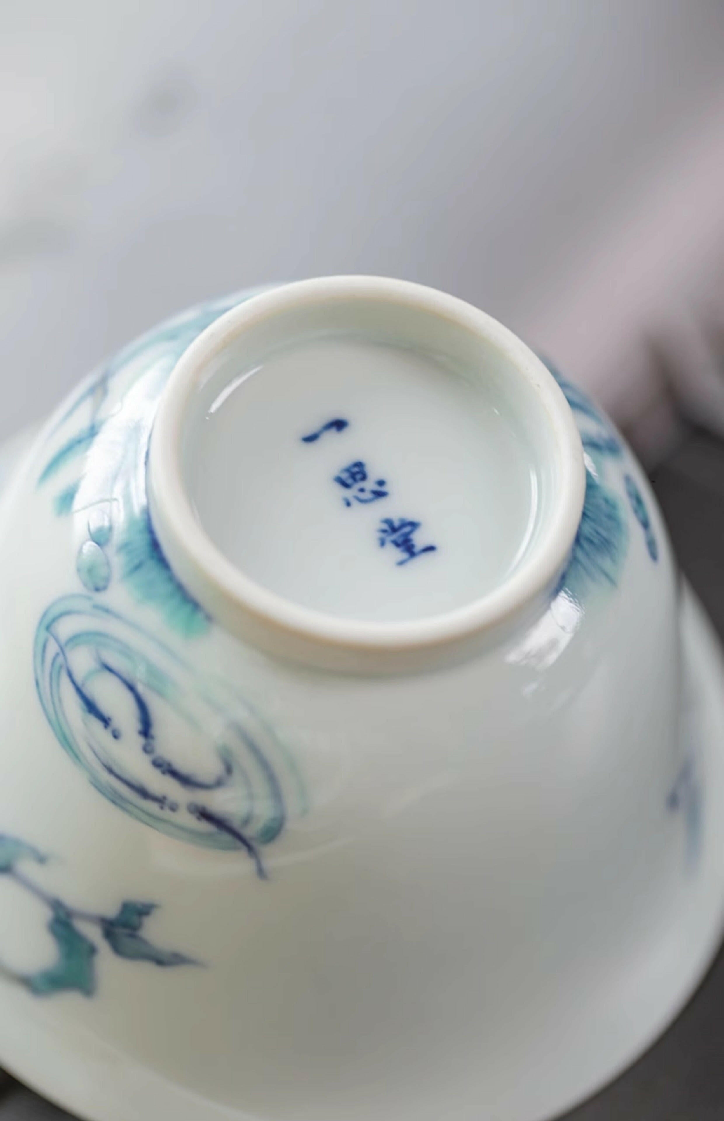 Cui Niao - Jing De Zhen Porcelain Gaiwan zycschina