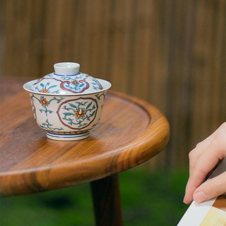 Ru Yi Kai Chuang Hua Hui - Jing De Zhen Porcelain Gaiwan zycschina