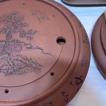 Cha Pan - Yixing Handmade Dry Bubble Tray 江苏宜兴