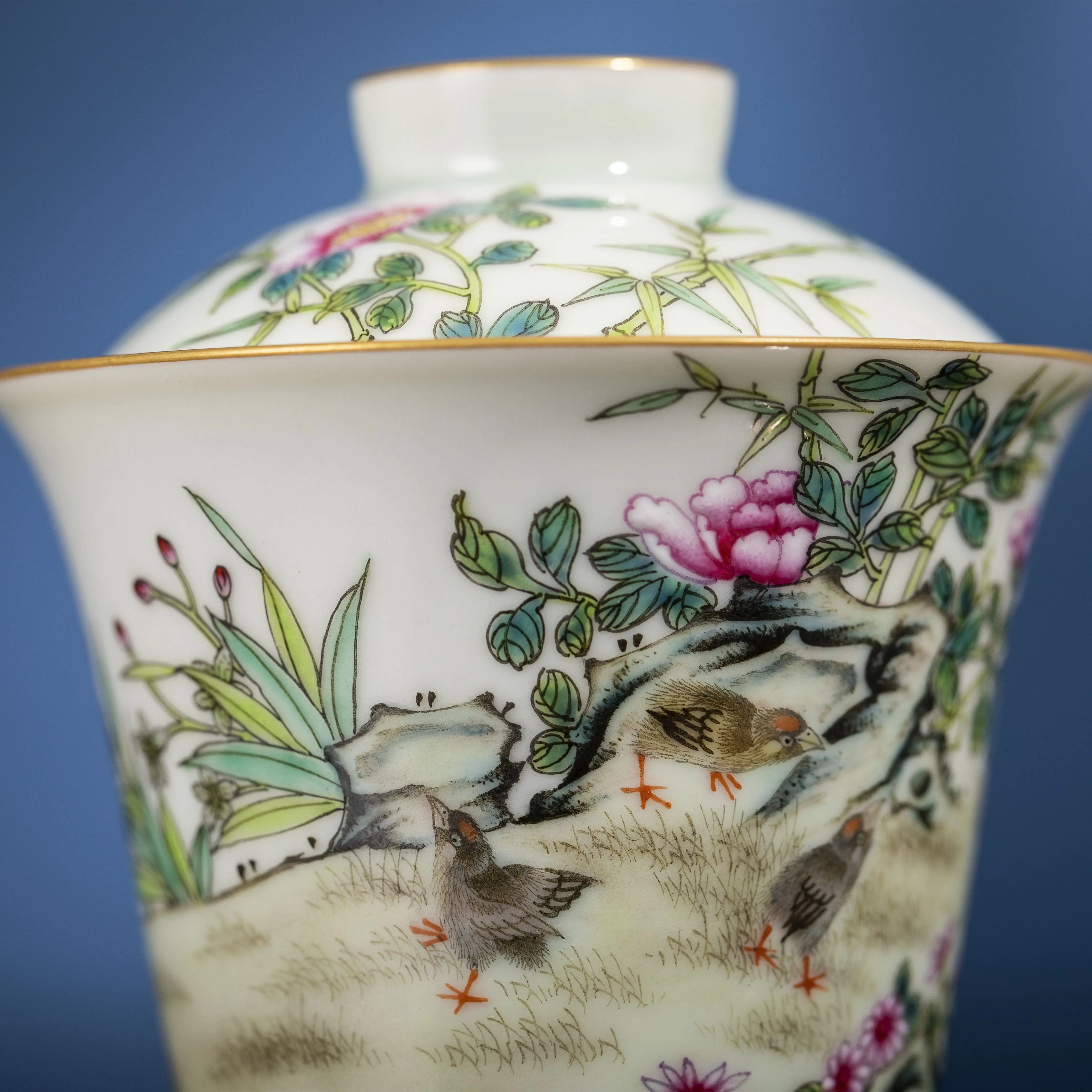 An Ju Le Ye - Jing De Zhen Porcelain Gaiwan zycschina