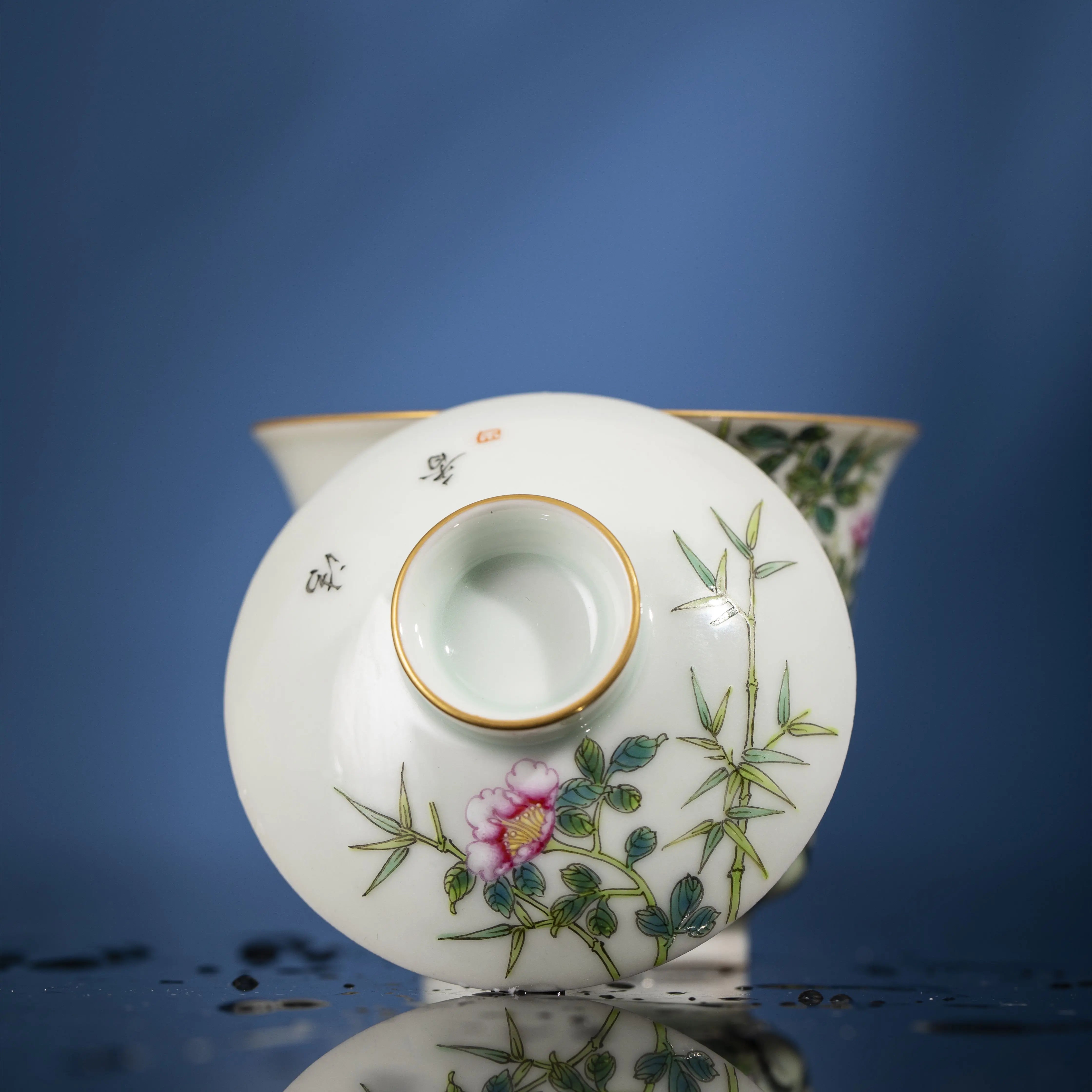 An Ju Le Ye - Jing De Zhen Porcelain Gaiwan zycschina