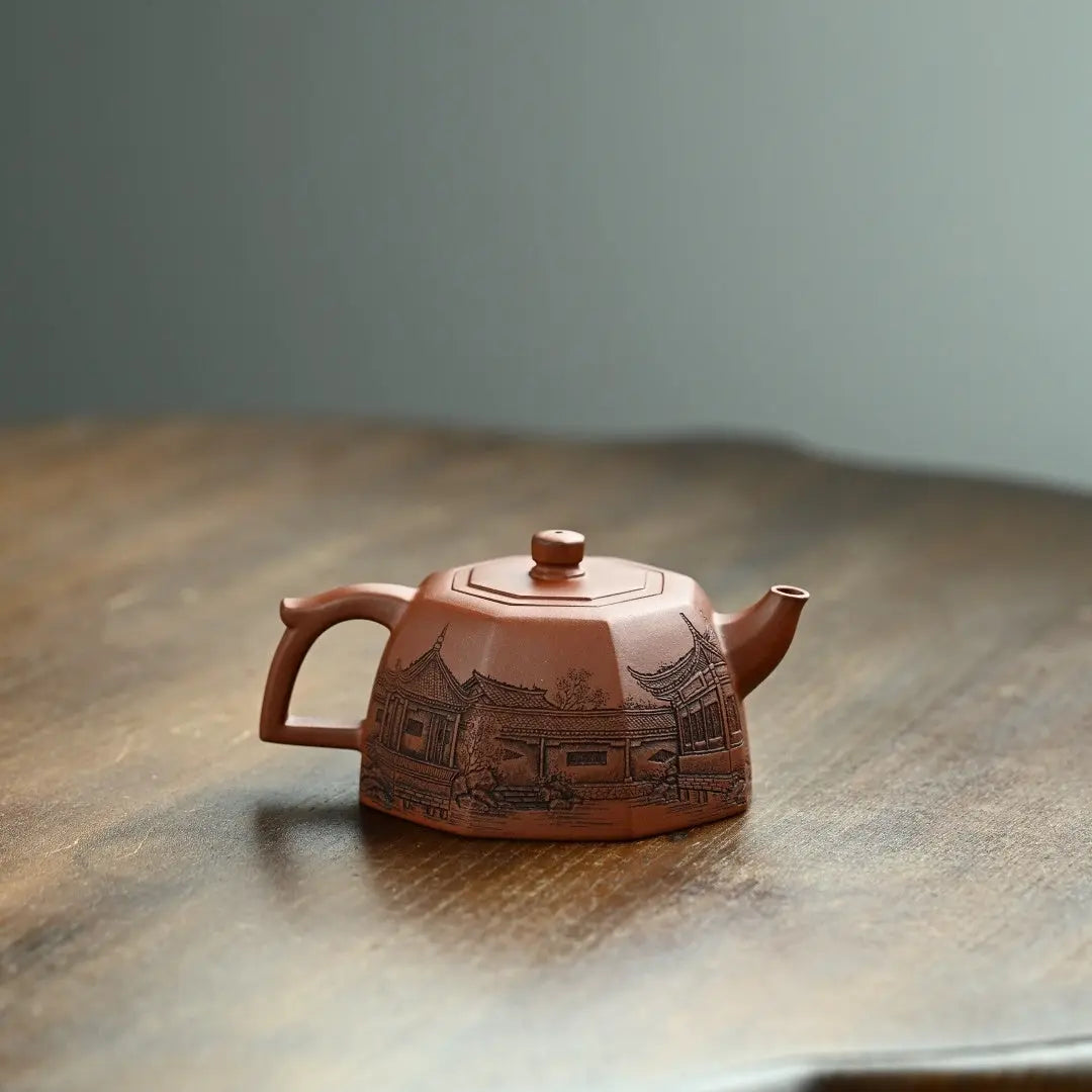 Ba Fang Jing Lan 210cc - Yixing Handmade Teapot 江苏宜兴