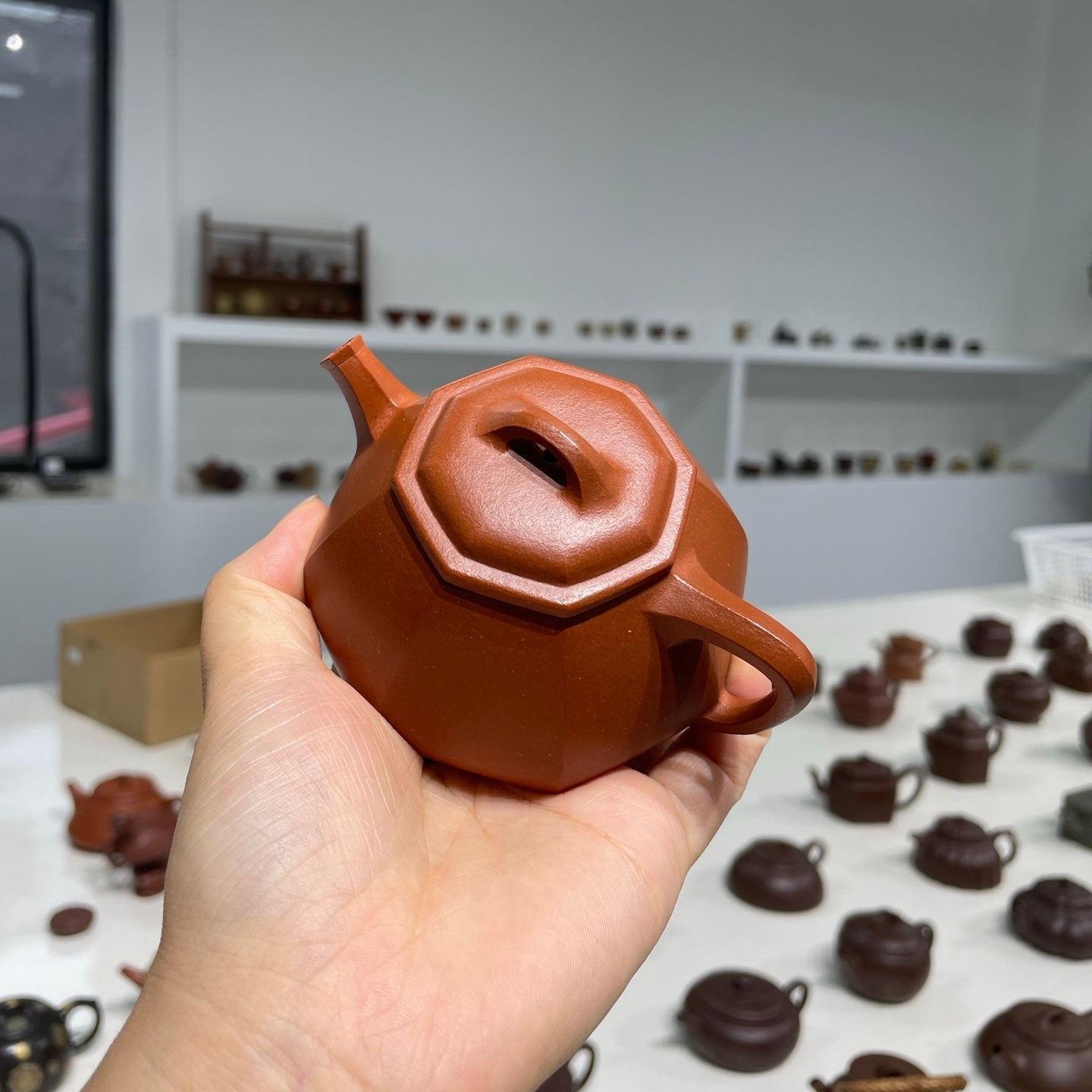 Ba Fang Jing Piao 180cc - Yixing Handmade Teapot 江苏宜兴