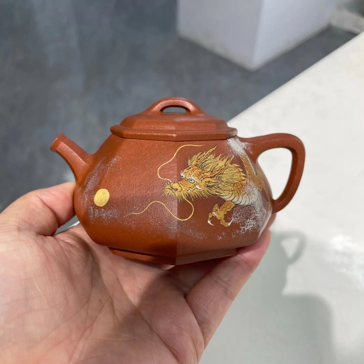 Ba Fang Jing Piao 180cc - Yixing Handmade Teapot 江苏宜兴