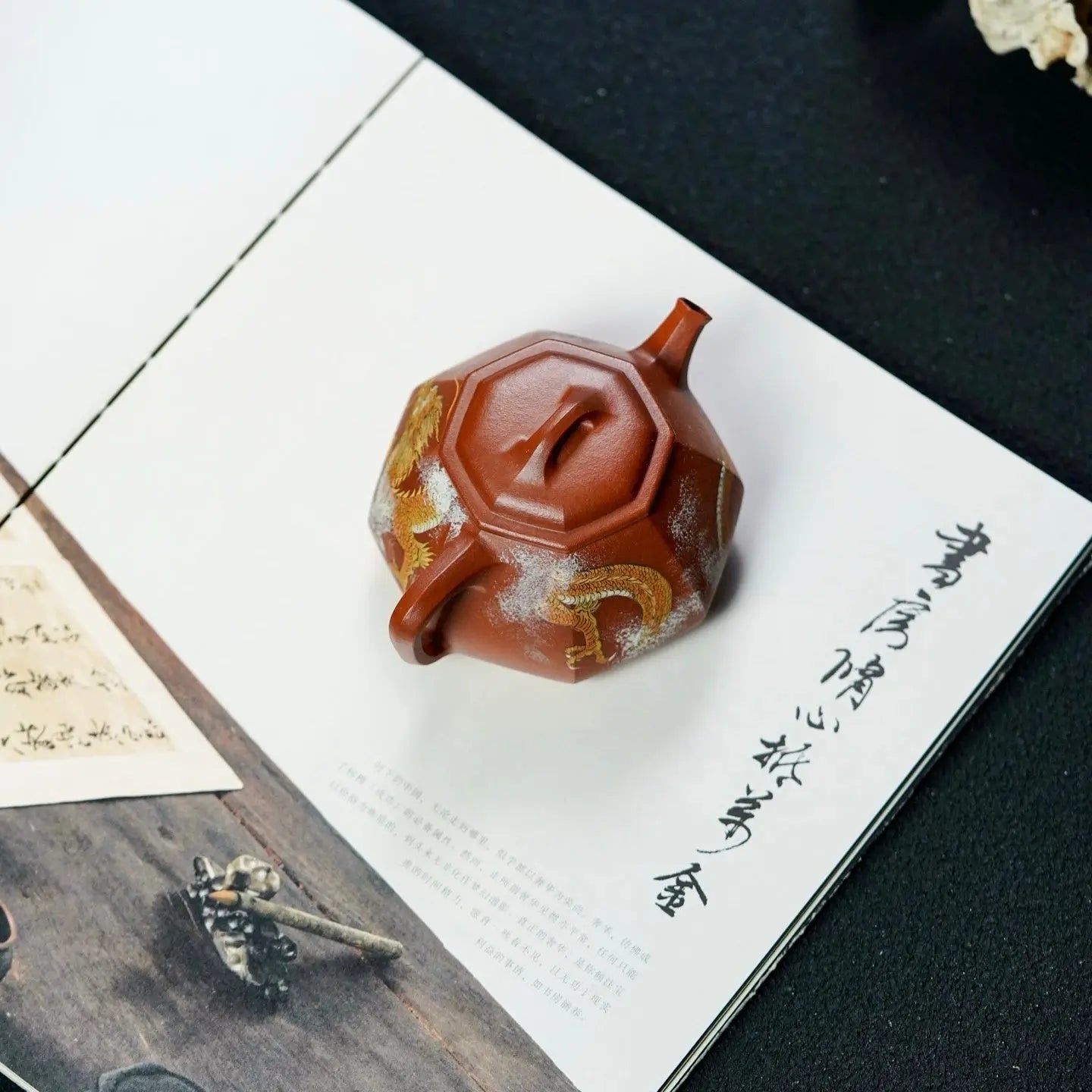 Ba Fang Jing Piao 180cc - Yixing Handmade Teapot 江苏宜兴
