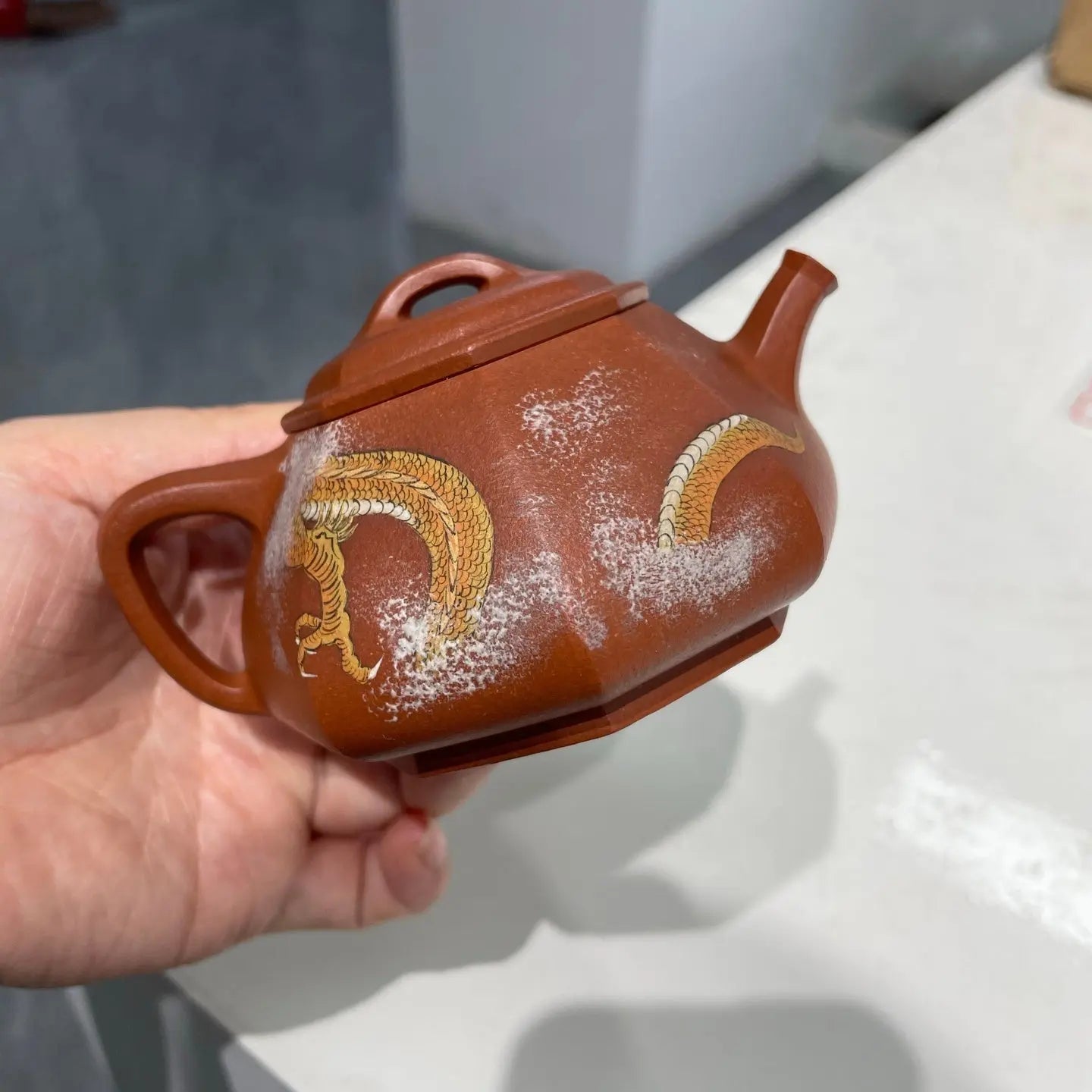 Ba Fang Jing Piao 180cc - Yixing Handmade Teapot 江苏宜兴