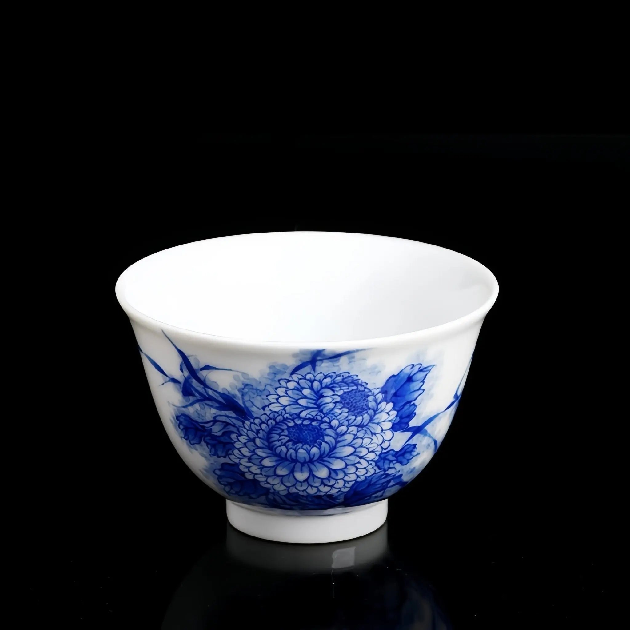 Ba Wang Ju Hua Niao 50cc - Jing De Zhen Porcelain Teacup zycschina