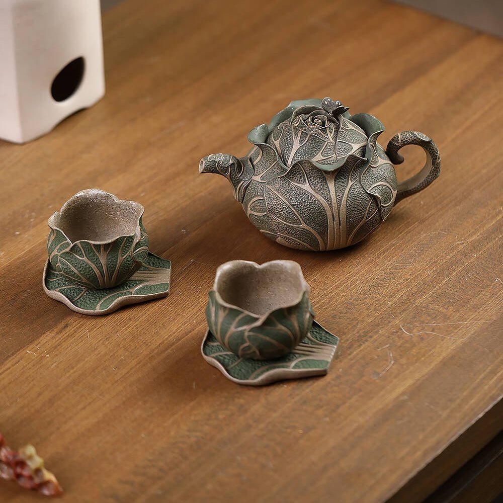 Bai Cai Na Fu 400cc - Yixing Handmade Teapot 江苏宜兴