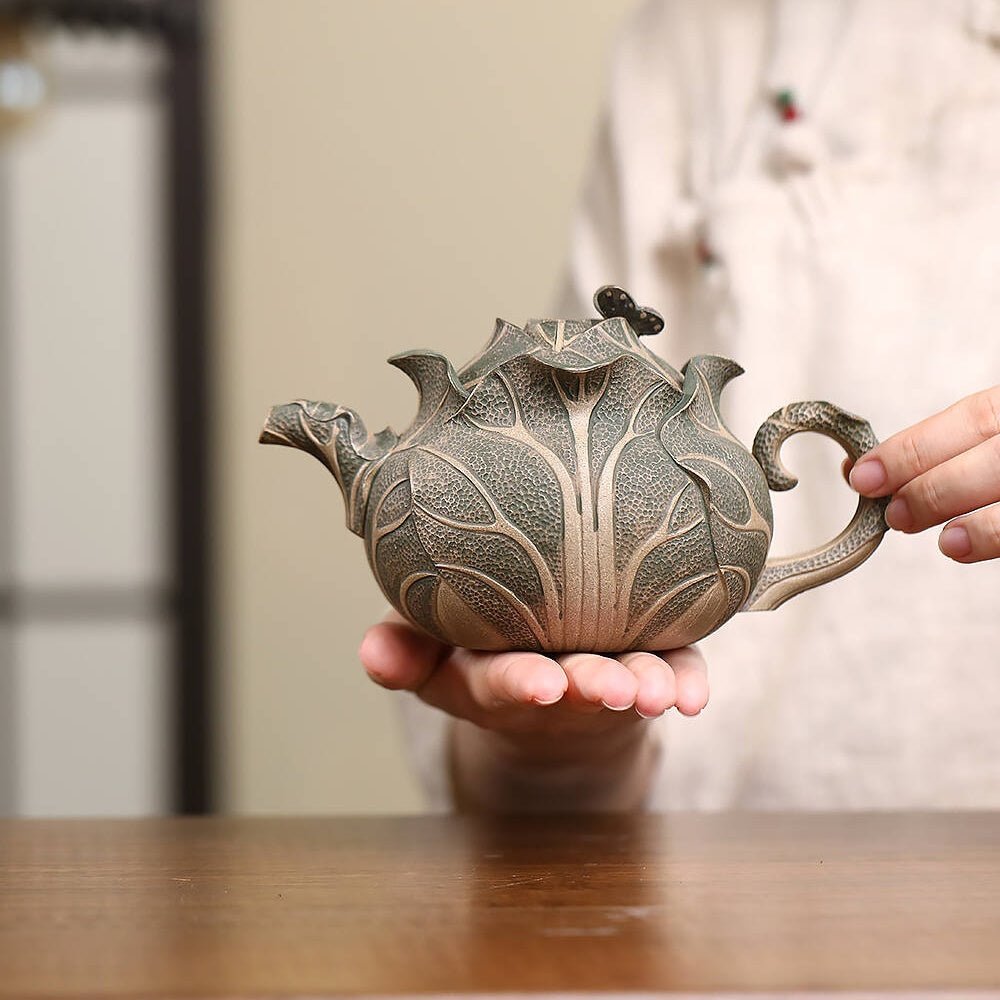 Bai Cai Na Fu 400cc - Yixing Handmade Teapot 江苏宜兴