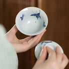 Bai Die Wen - Jing De Zhen Porcelain Gaiwan zycschina