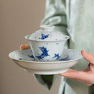 Bai Die Wen - Jing De Zhen Porcelain Gaiwan zycschina