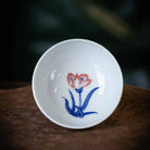 Bai He Hua 75cc - Jing De Zhen Porcelain Teacup zycschina