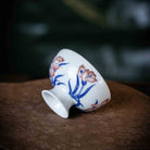 Bai He Hua 75cc - Jing De Zhen Porcelain Teacup zycschina