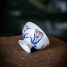 Bai He Hua 75cc - Jing De Zhen Porcelain Teacup zycschina