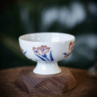 Bai He Hua 75cc - Jing De Zhen Porcelain Teacup zycschina