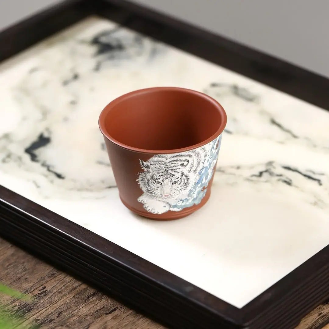 Bai Hu 140cc - Yixing Handmade Teacup 江苏宜兴