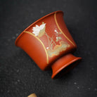 Bai Lu He Hua Bei 100cc - Yixing Handmade Teacup 江苏宜兴