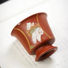 Bai Lu He Hua Bei 100cc - Yixing Handmade Teacup 江苏宜兴