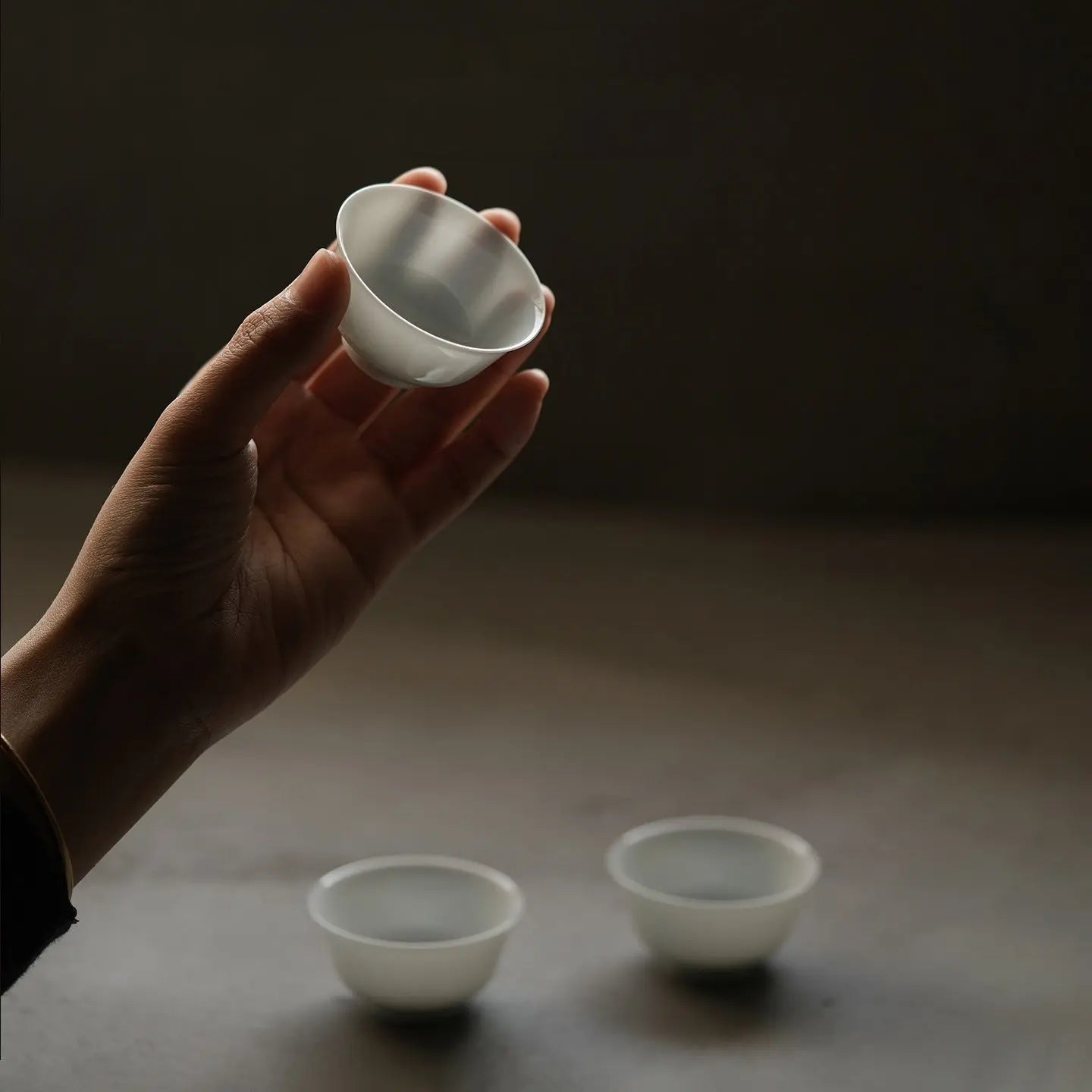 Bai Yi Ling 35cc - Jing De Zhen Porcelain Teacup zycschina