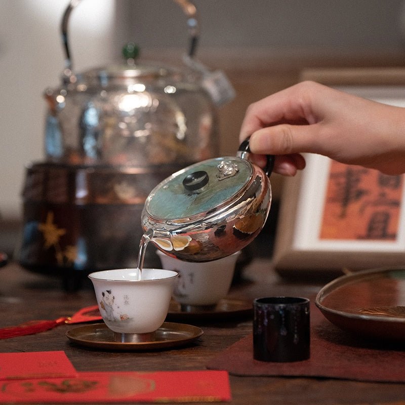 Bi Yuan 160cc - Handmade silver pot zycschina