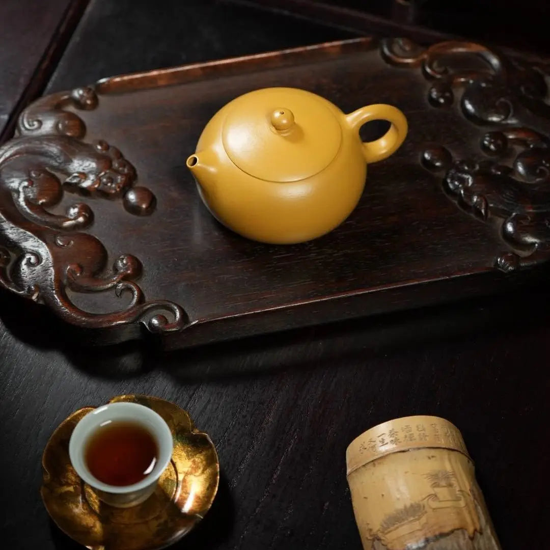 Bian Xi Shi 200cc - Yixing Handmade Teapot 江苏宜兴
