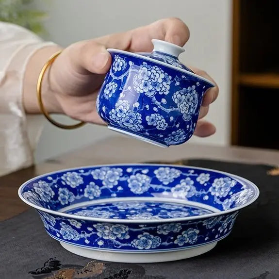 Bing Mei 130cc - Jing De Zhen Porcelain Gaiwan zycschina