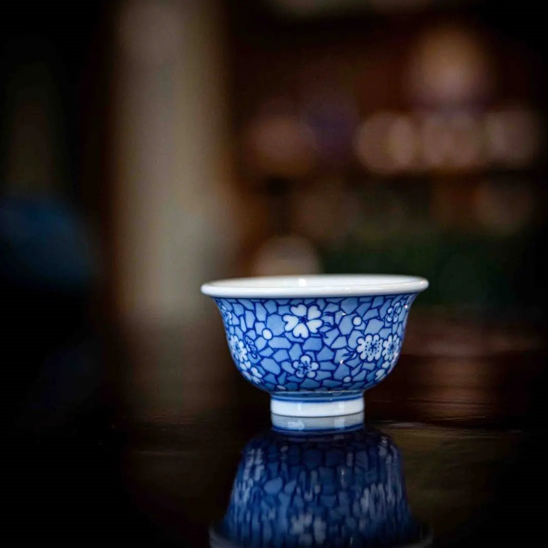 Bing Mei 30cc - Jing De Zhen Porcelain Teacup zycschina