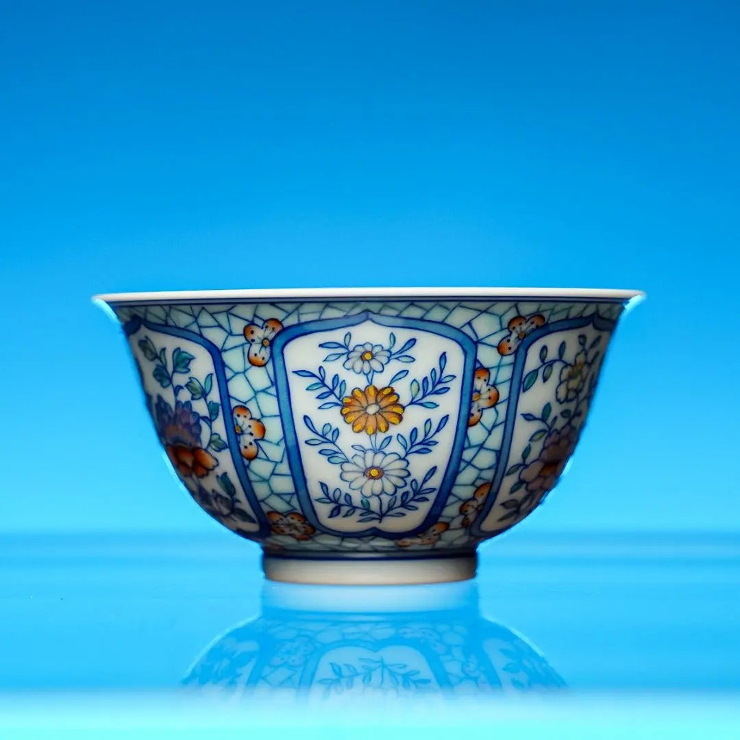 Bing Mei Hua Hui 140cc - Jing De Zhen Porcelain Gaiwan zycschina