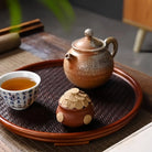 Bringing in wealth and treasures - Purple clay Tea pet zycs_China