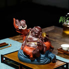 Cai Bao Shuang Shou - Zisha Sculpture 江苏宜兴