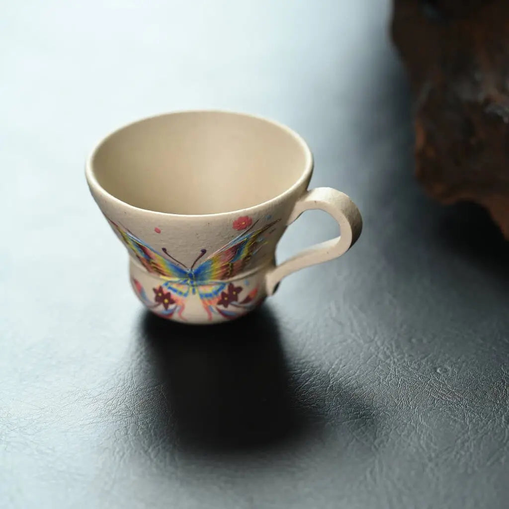 Cai Die 70cc - Yixing Handmade Teacup 江苏宜兴