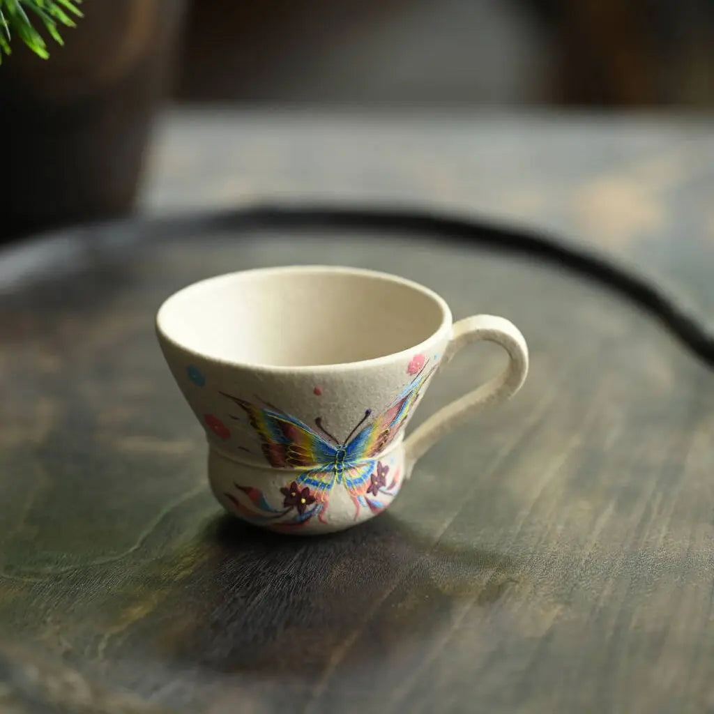 Cai Die 70cc - Yixing Handmade Teacup 江苏宜兴