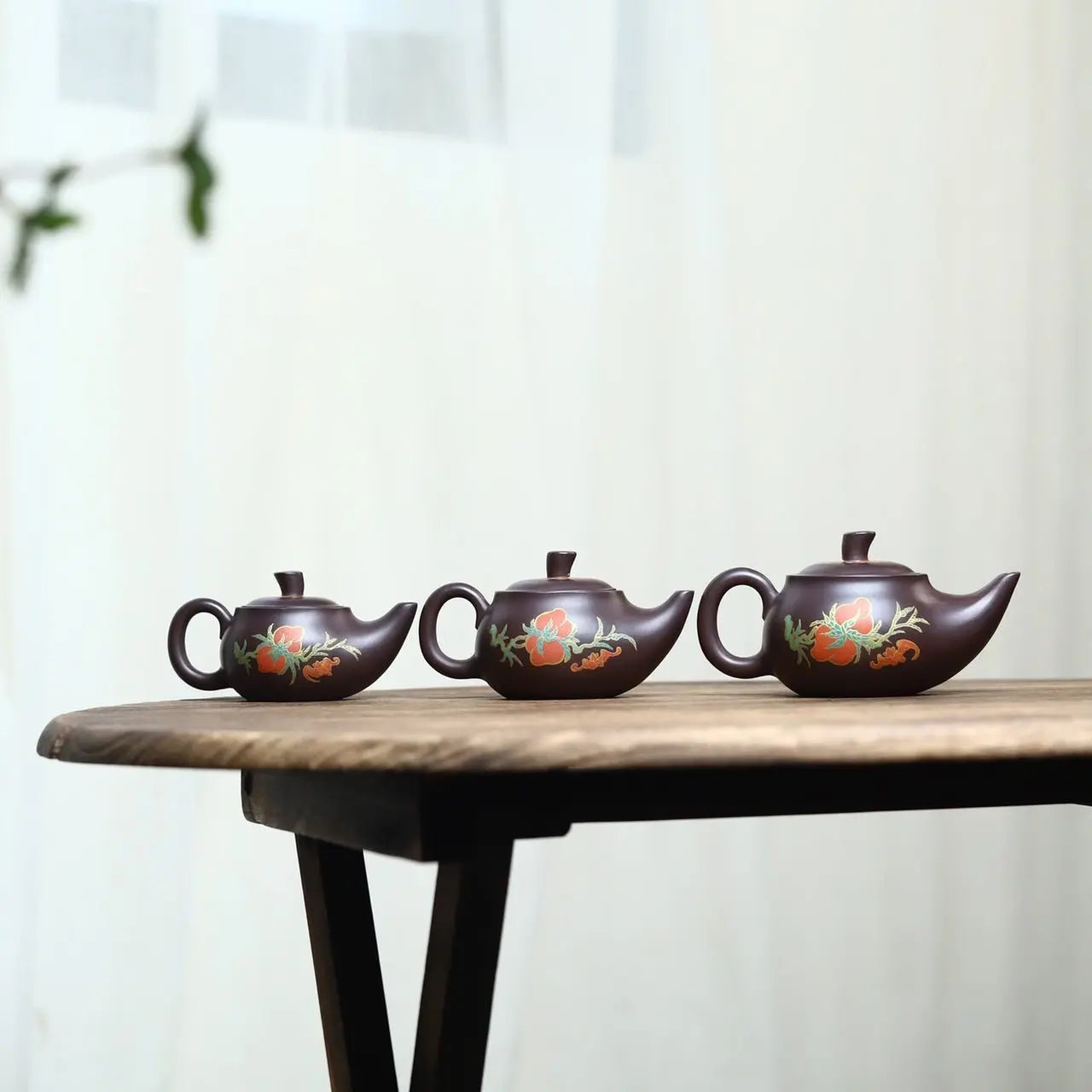 Cai Hui Yan Dou 120/170/230cc - Yixing Handmade Teapot 江苏宜兴