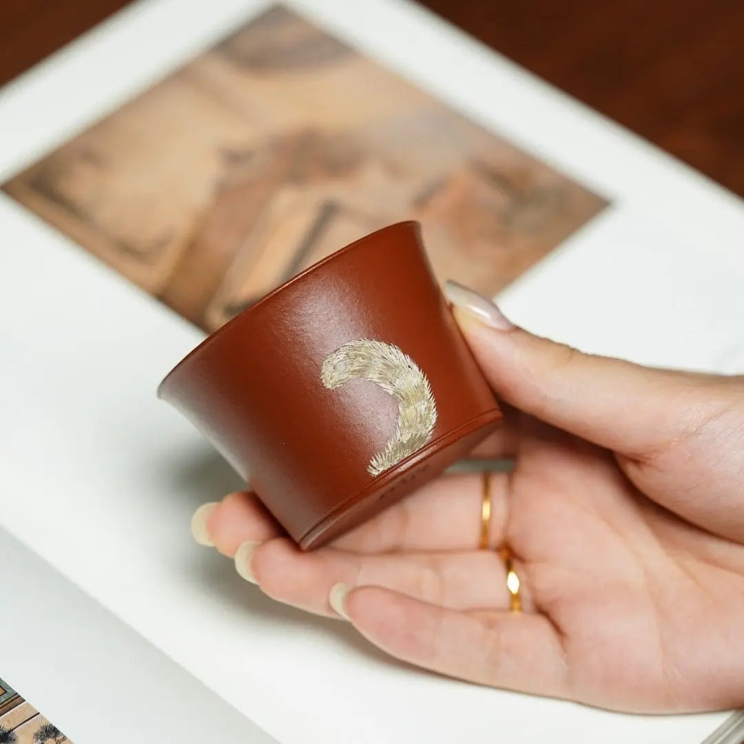 Cai Mao 70cc - Yixing Handmade Teacup 江苏宜兴