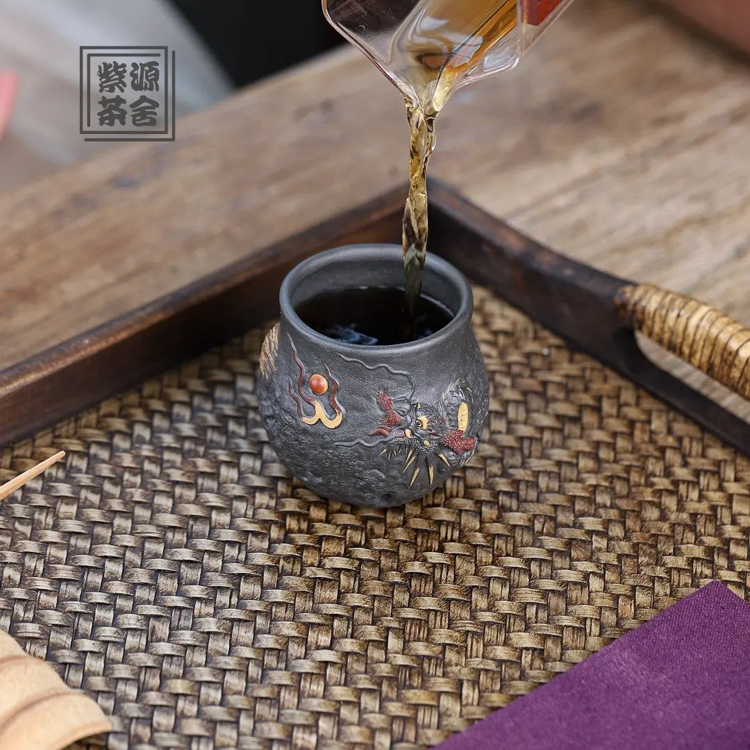 Cang Long Bei 160cc - Yixing Handmade Teacup 江苏宜兴