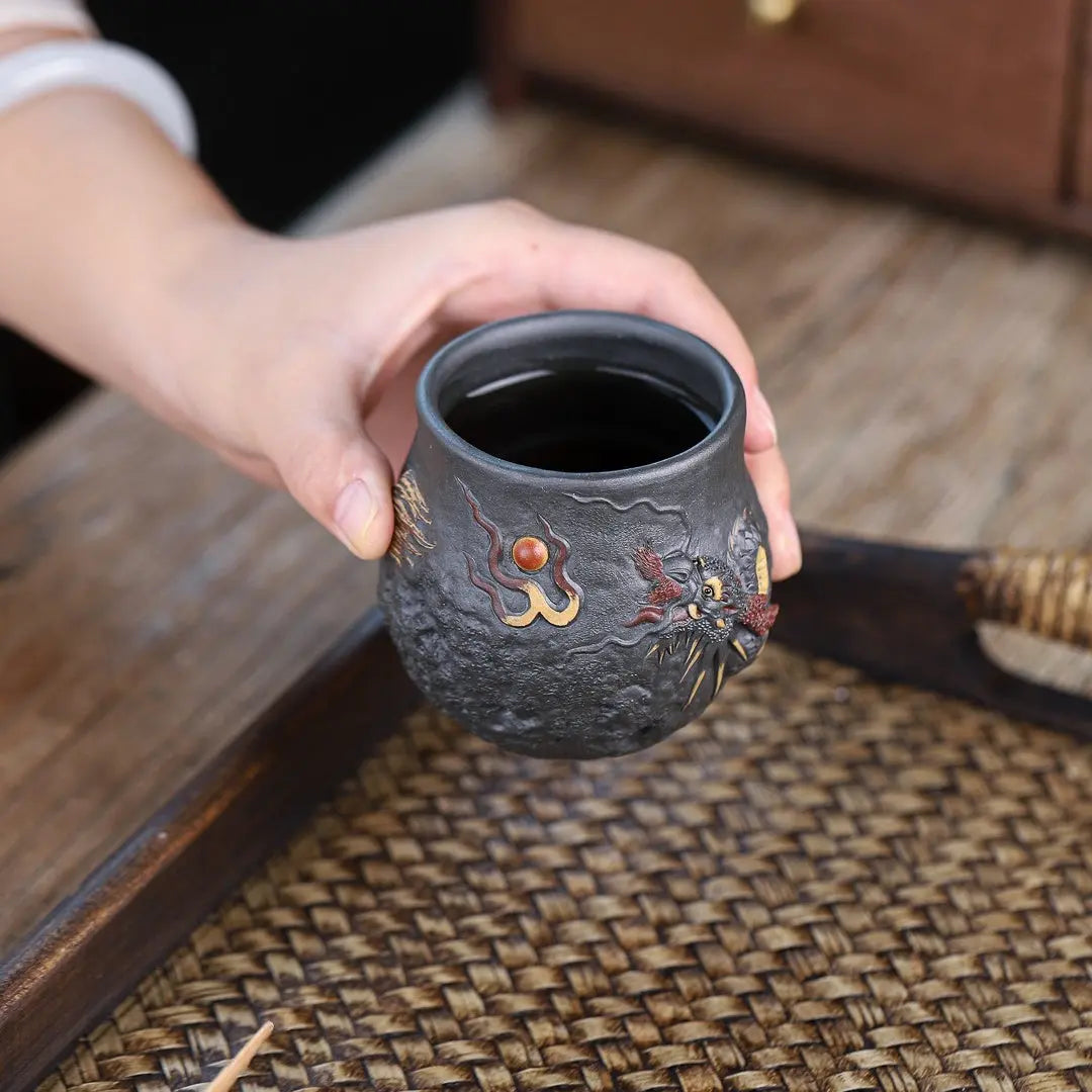 Cang Long Bei 160cc - Yixing Handmade Teacup 江苏宜兴