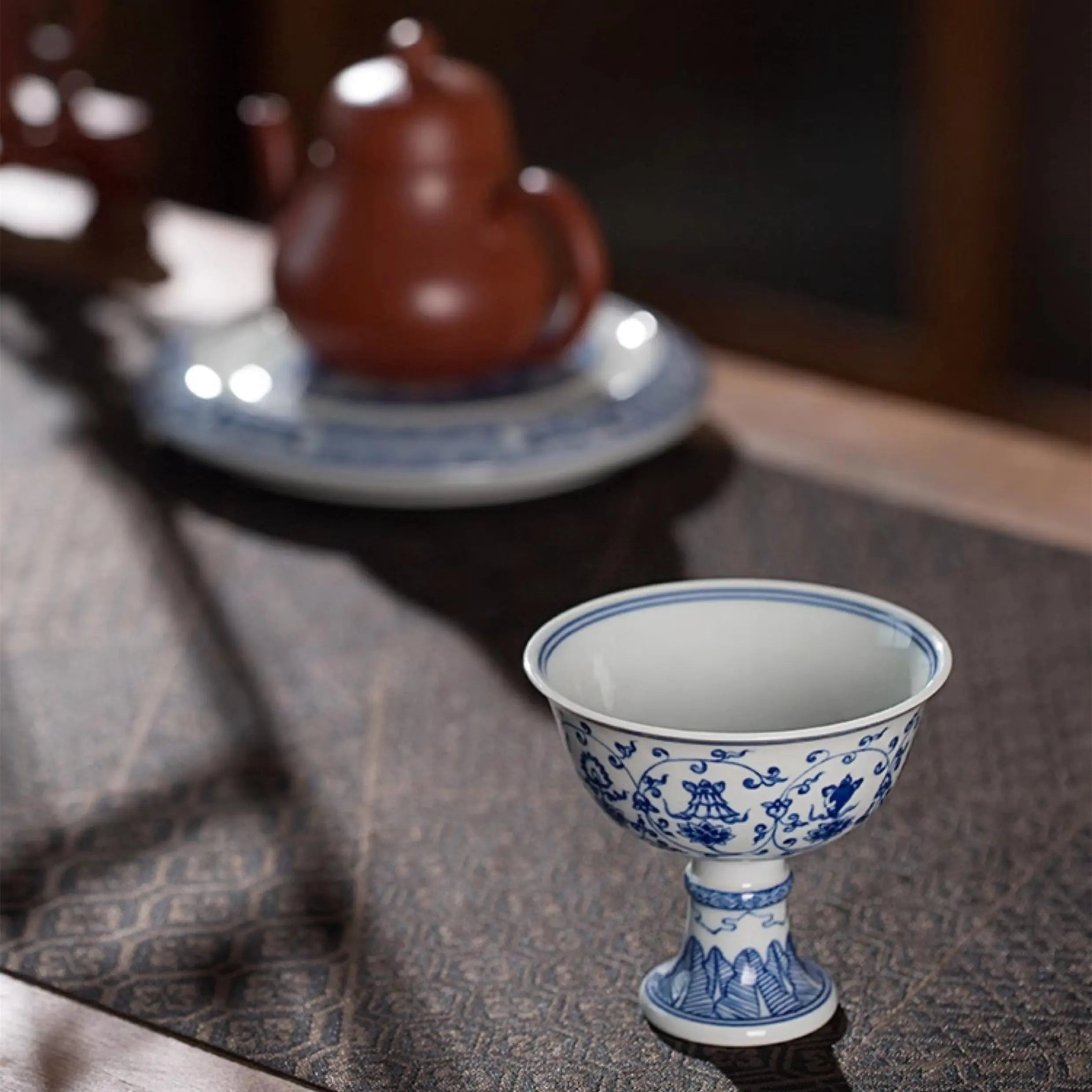 Chan Zhi Ba Bao - Jing De Zhen Porcelain Teacup zycschina