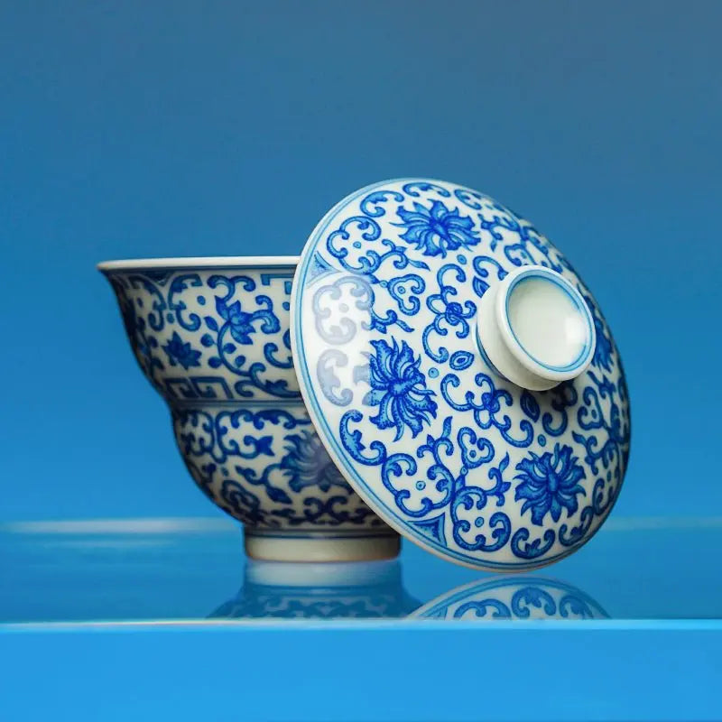 Chan Zhi Hu Lu 90cc - Jing De Zhen Porcelain Gaiwan zycschina