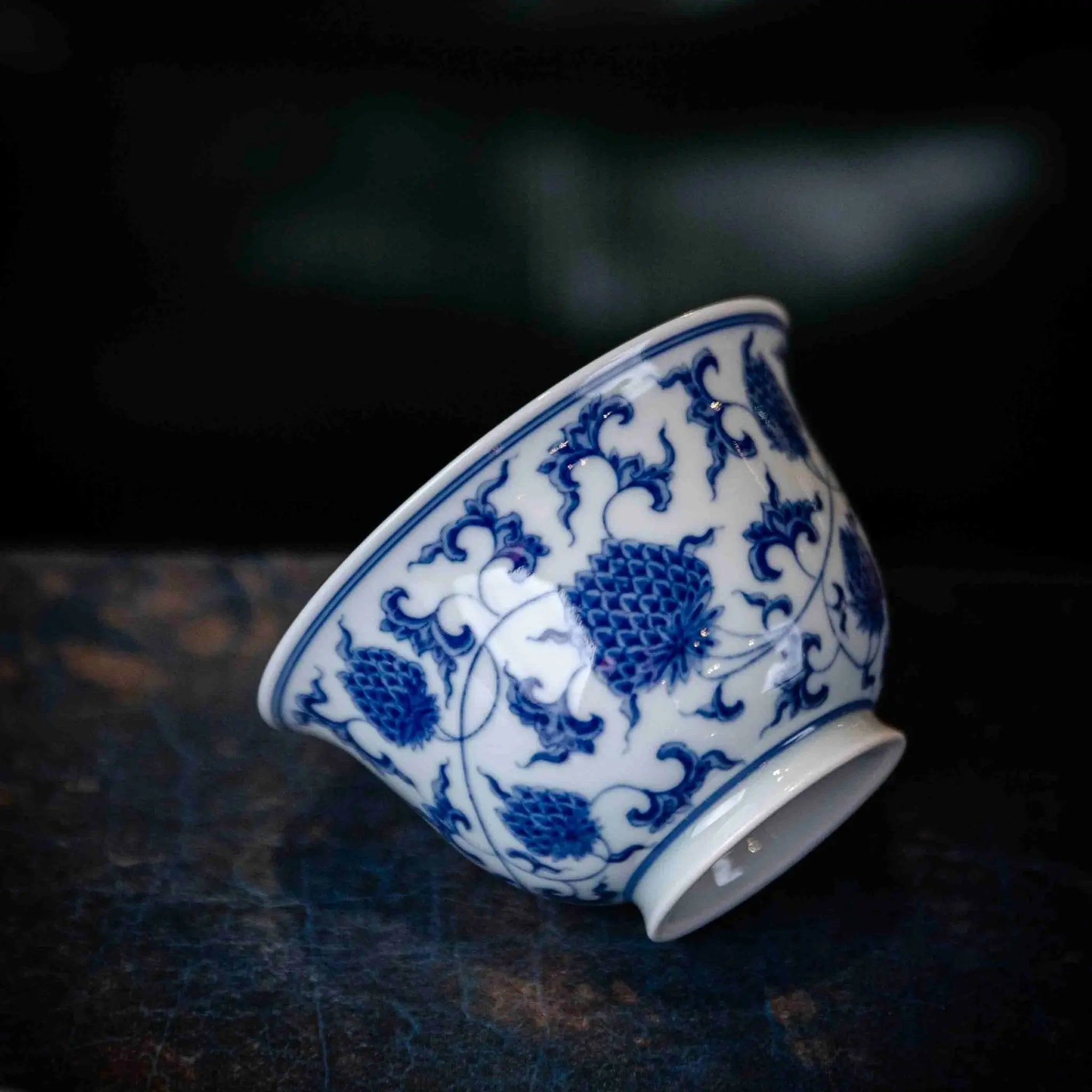 Chan Zhi Ju Hua 160cc - Jing De Zhen Porcelain Gaiwan zycschina