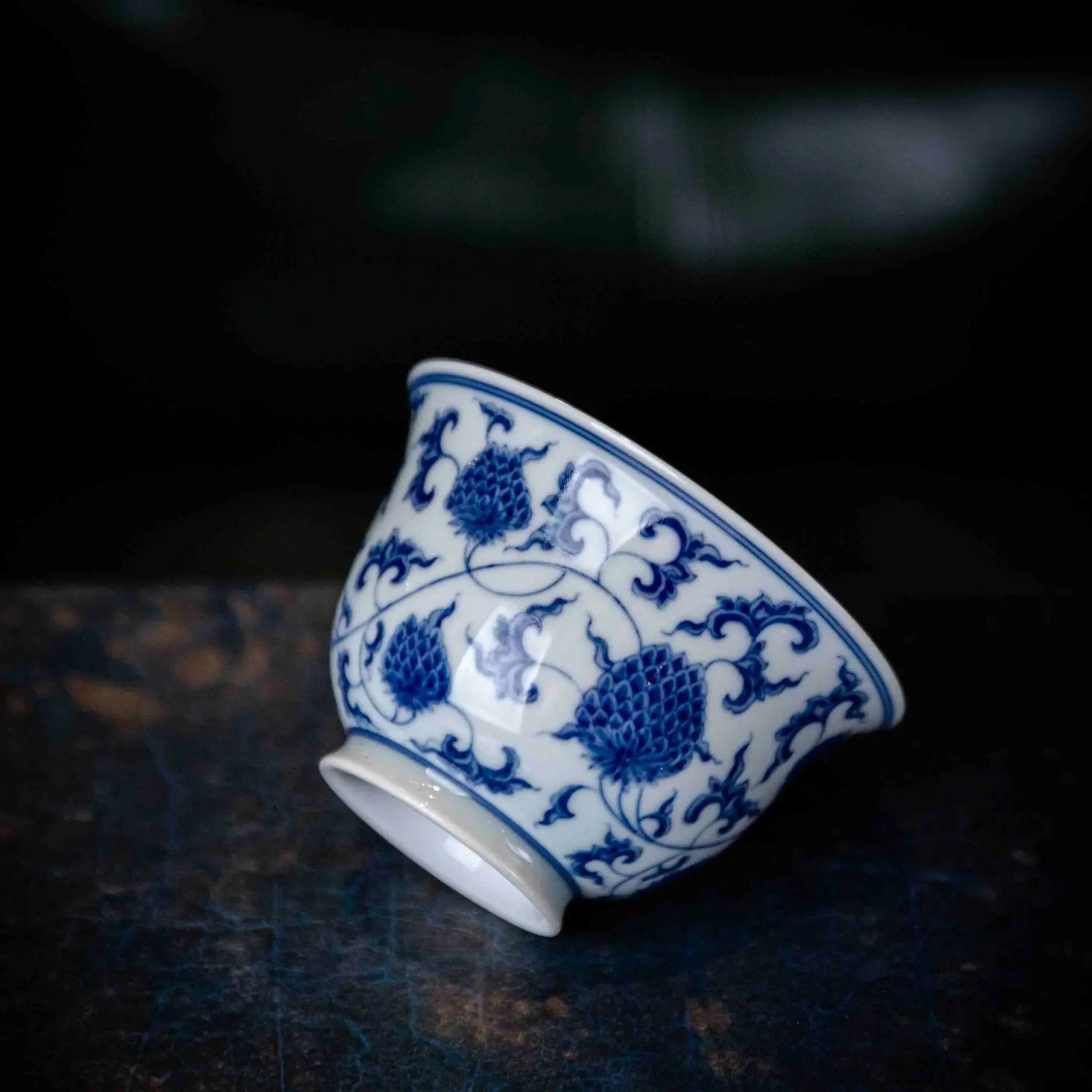Chan Zhi Ju Hua 160cc - Jing De Zhen Porcelain Gaiwan zycschina