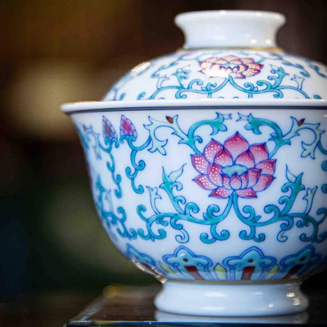 Chan Zhi Lian 120cc - Jing De Zhen Porcelain Gaiwan zycschina