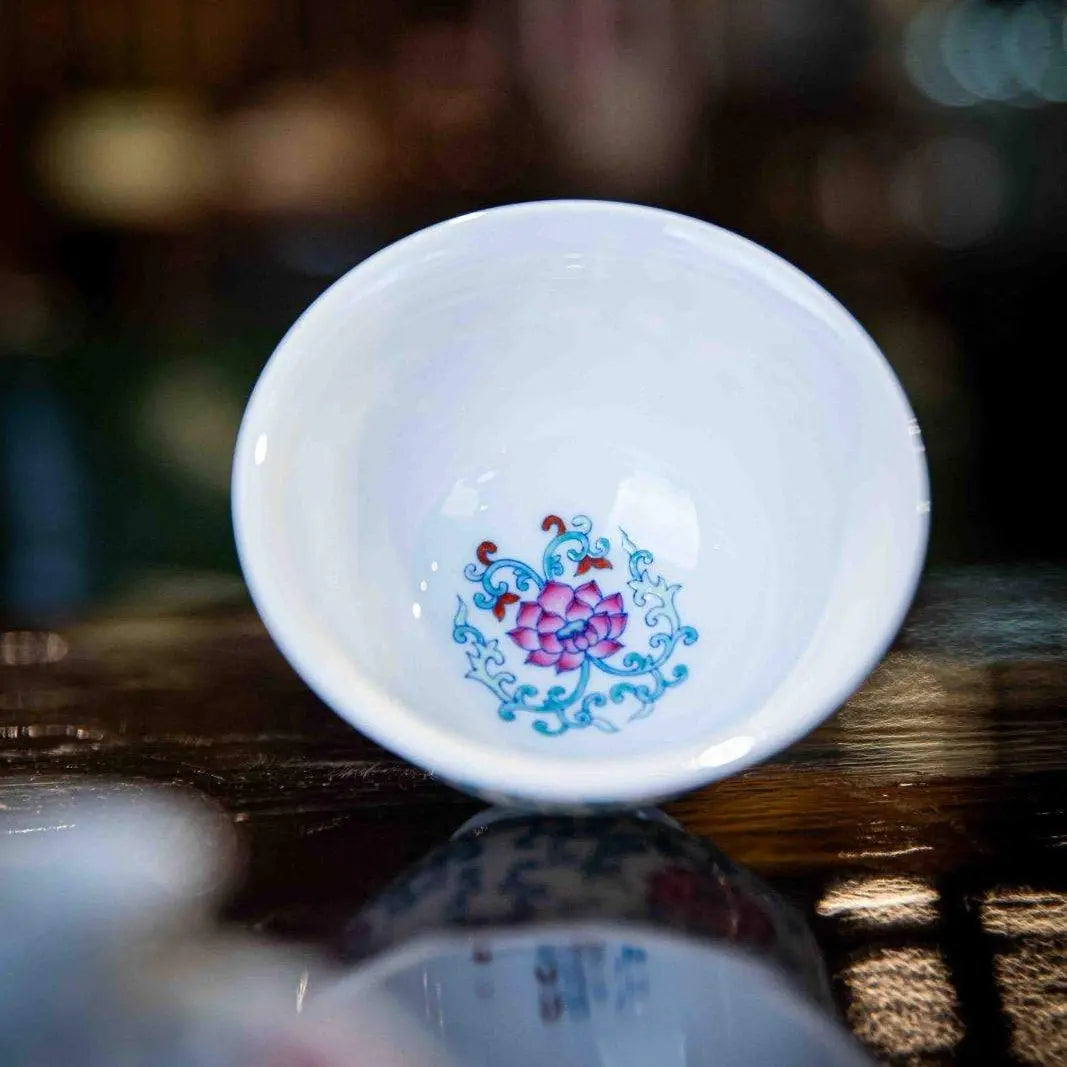 Chan Zhi Lian 120cc - Jing De Zhen Porcelain Gaiwan zycschina