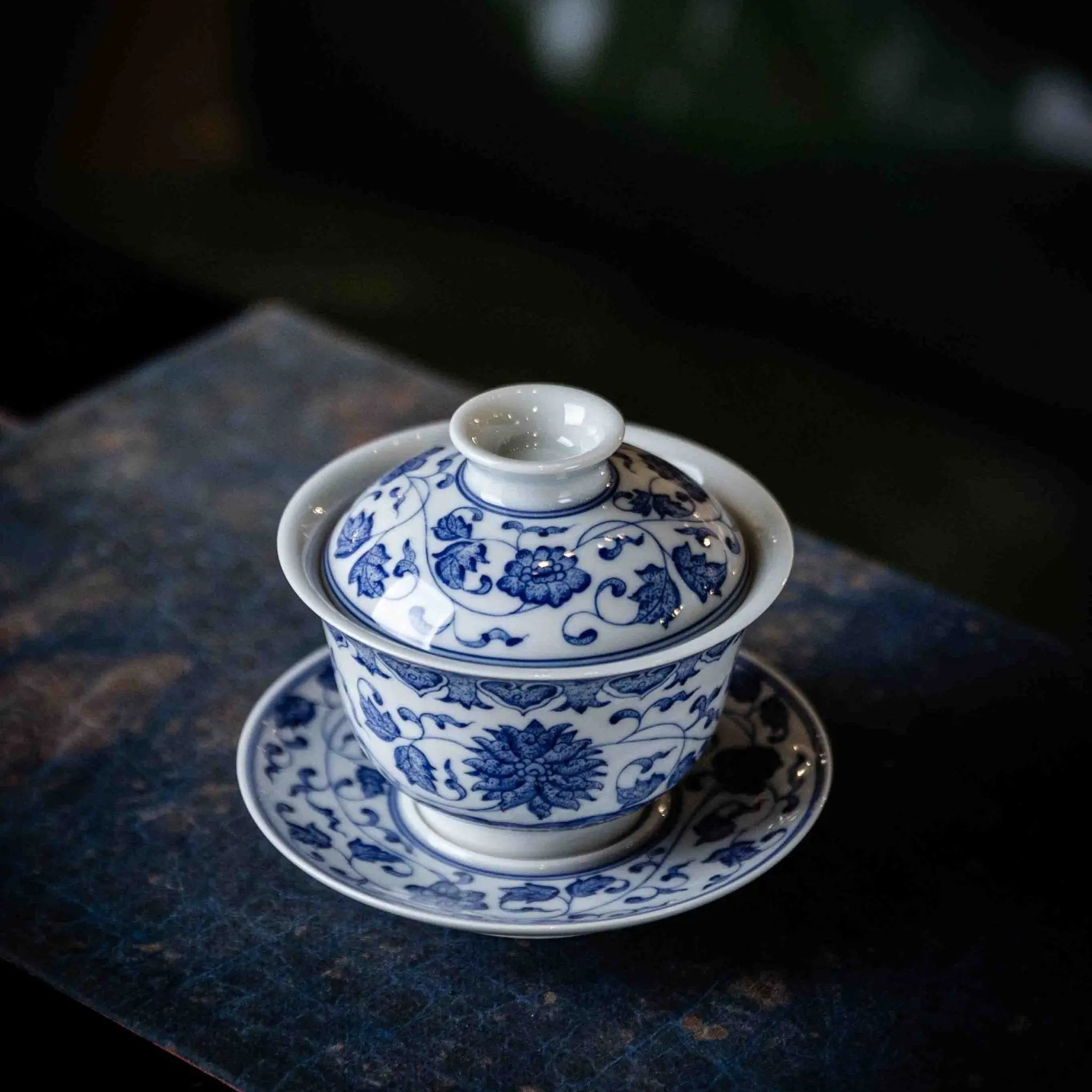 Chan Zhi Lian 150cc - Jing De Zhen Porcelain Gaiwan zycschina