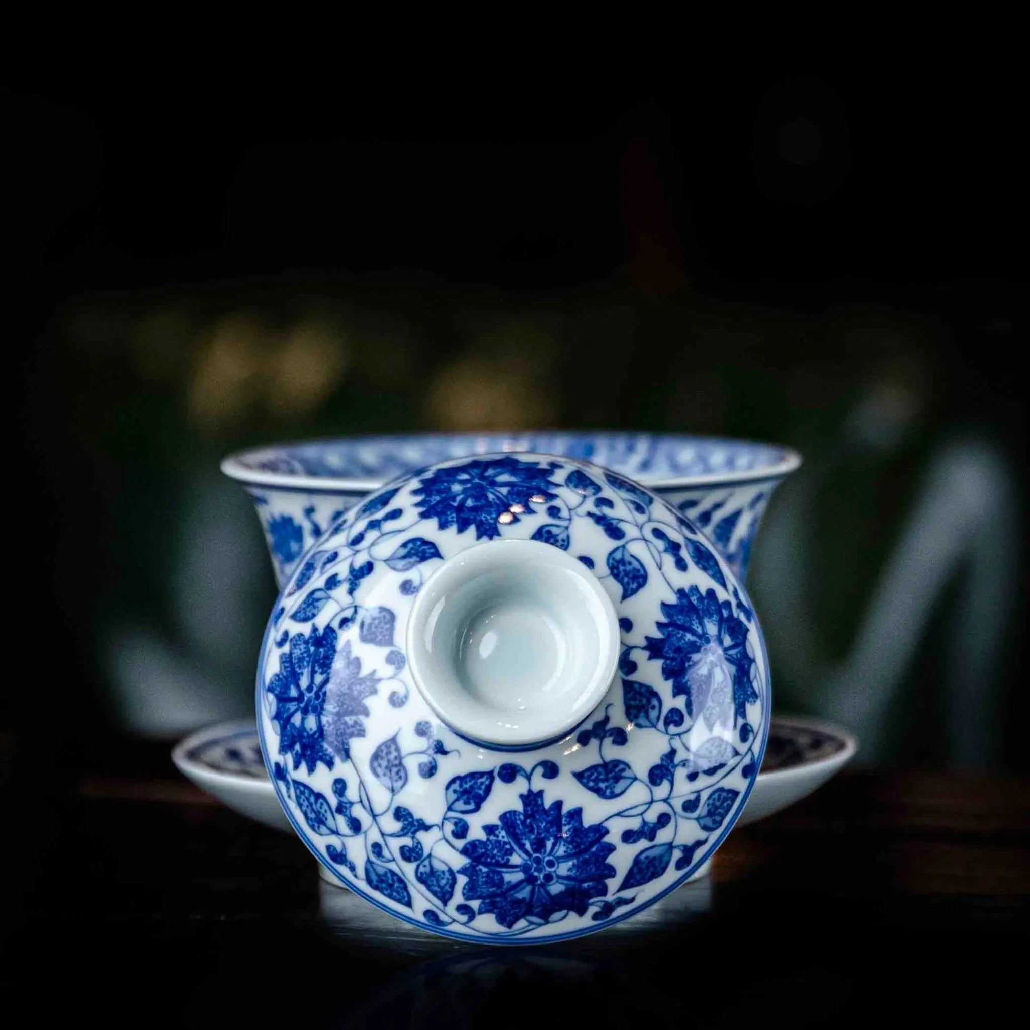 Chan Zhi Lian 160cc - Jing De Zhen Porcelain Gaiwan zycschina