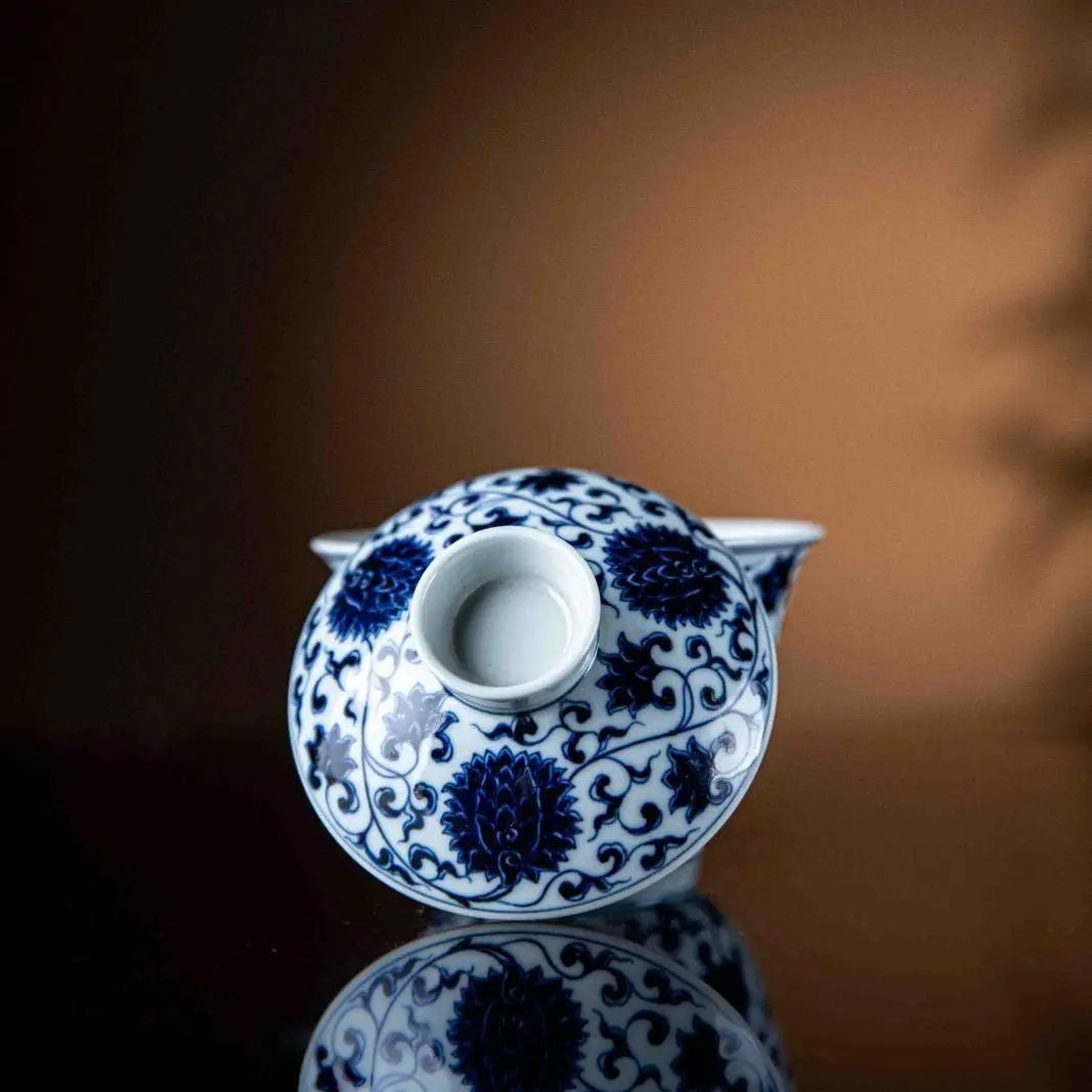 Chan Zhi Lian 160cc - Jing De Zhen Porcelain Gaiwan zycschina